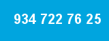 934 722 76 25 934 722 76 25